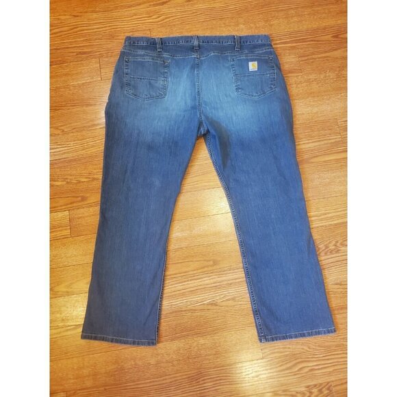 Carhartt Men's Jeans 44x30 Rugged Flex Relaxed Fit Blue Wash BD2804-M Casual EUC - Picture 11 of 13
